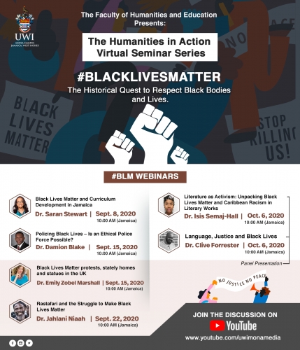 Humanities in Action Virtual Seminar Series: #BlackLivesMatter