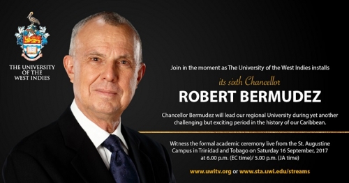  Installation ceremony to be held for new UWI Chancellor, Robert Bermudez