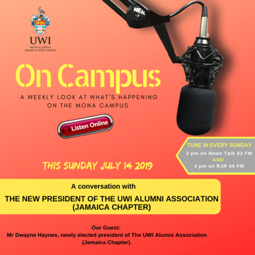 On Campus Radio Programme-The New President Of The UWI Alumni Association (Jamaica Chapter)