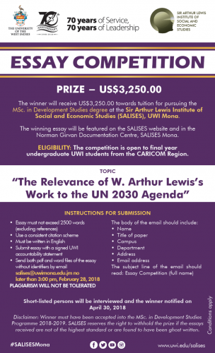 SALISES - W. Arthur Lewis Essay Competition