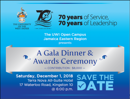 Save the Date- Jamaica Eastern Region Gala Dinner and Awards Ceremony