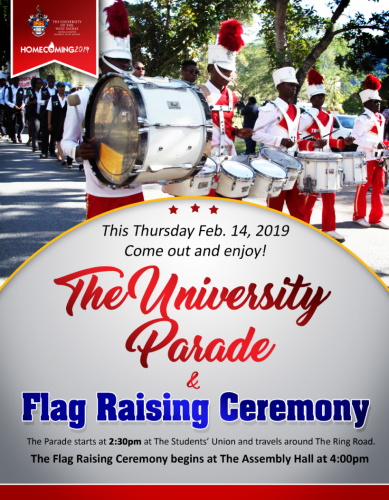 The University Parade and Flag Raising Ceremony | Homecoming 2019