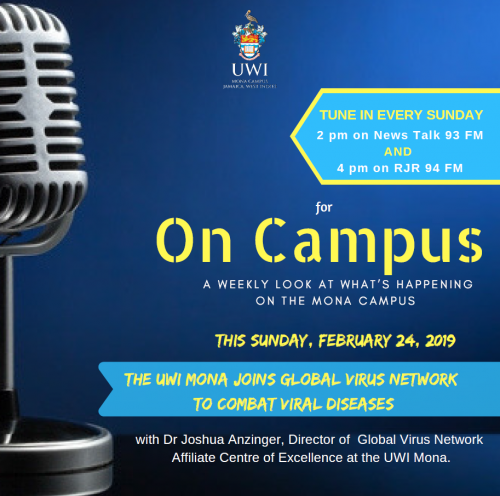 Tune in to On Campus this Sunday February 24, 2019!